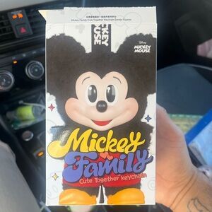 POP Mart Mickey Family Cute Together Series Plush Keychain DALE